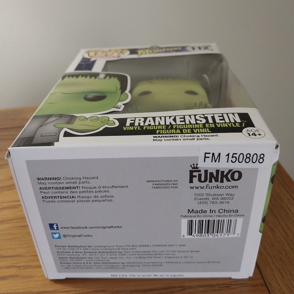 Funko Pop! Movies: Frankenstein #112 Universal Monsters - Picture 6 of 16